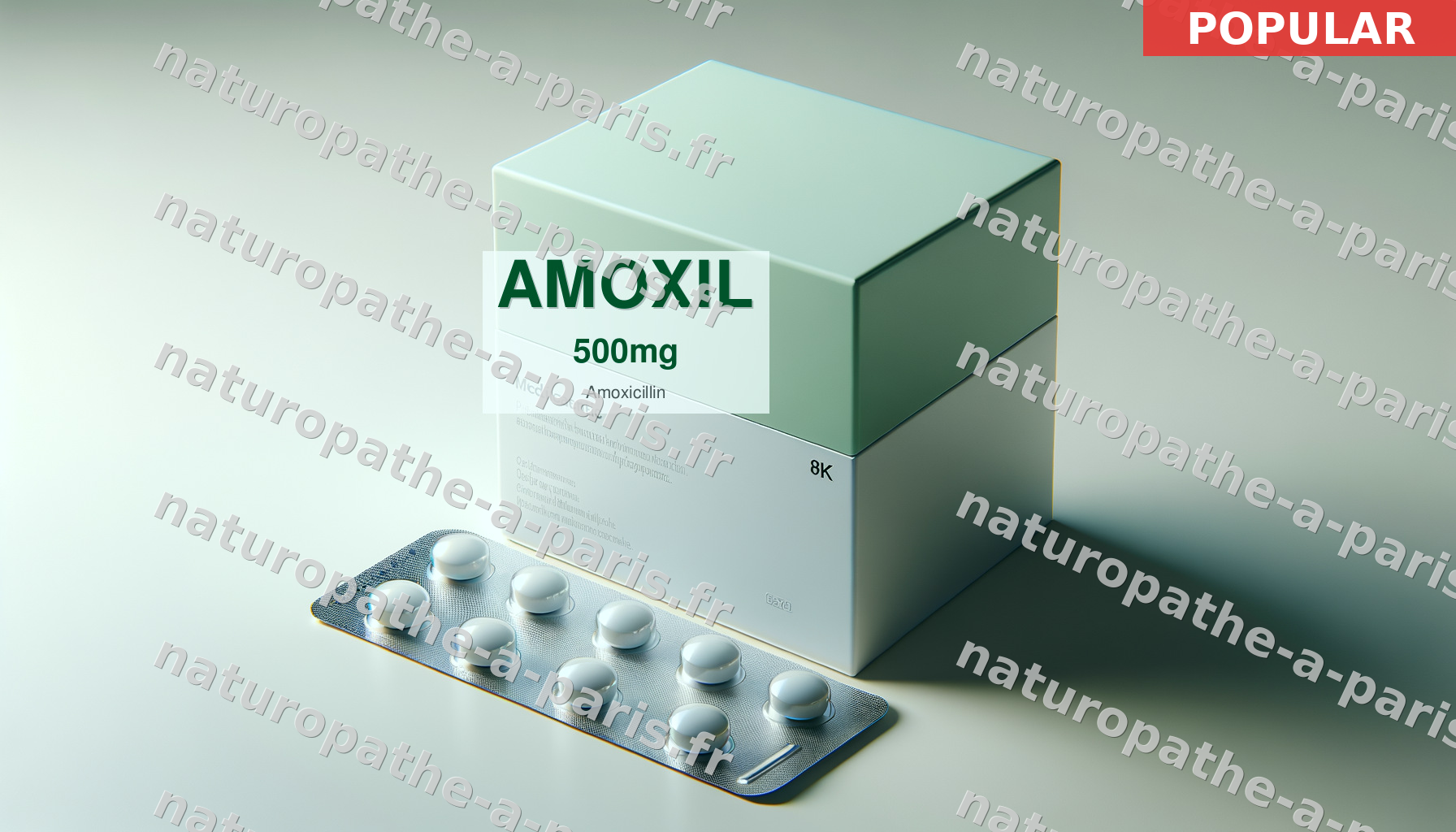 Tarif Clamoxyl 500mg en France : 0,24€ par comprimé | Livraison incluse